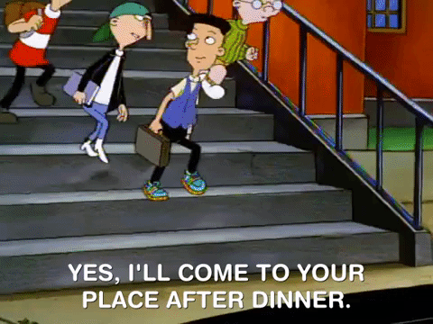 hey arnold nicksplat GIF