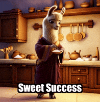 Baking Sweet Success GIF by dalaillamazen