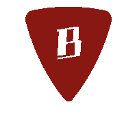 Brandstein logo pun bs punainen Sticker