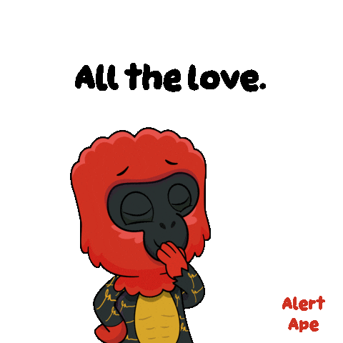All The Best Hearts Sticker by VeeFriends