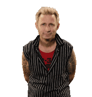 Mike Dirnt Laugh Sticker by Green Day