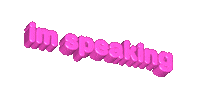 Kamala Harris Im Speaking Sticker by GIPHY News