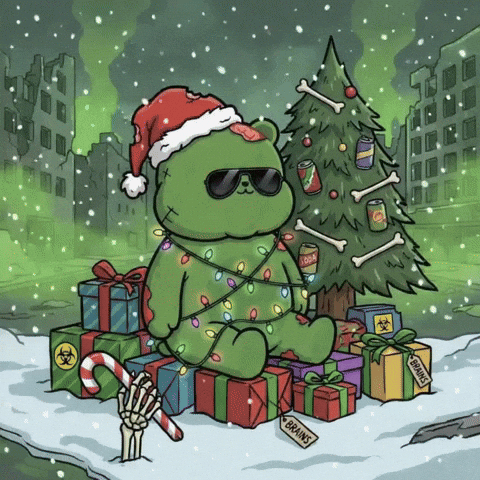 Christmas Tree GIF by Kanpai Pandas