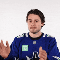 Hockey Player Applause GIF by Vancouver Canucks