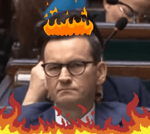 alivec4t giphygifmaker giphyattribution polityka morawiecki GIF