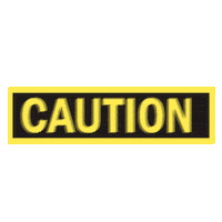 proceed with caution Sticker by The Mane Choice