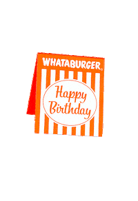 Art Birthday Sticker by Whataburger