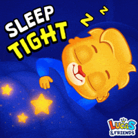 Good Night Bedtime GIF by Lucas and Friends by RV AppStudios