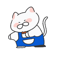 avatalk hello hi ねこ 고양이 Sticker