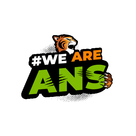 ans_tigers giphygifmaker ans weareans Sticker