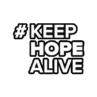Keep Hope Alive Sticker by HopeUC