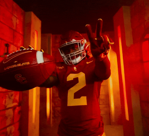 Football Jordan GIF by USC Trojans