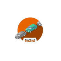 Autoescola_Piloto carro piloto autoescola cnh Sticker