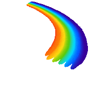 rainbow color Sticker
