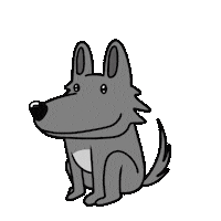 Good Boy Dog Sticker by Nico