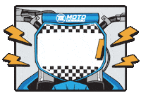 New Deals Moto Sticker by PennyBridge Studio
