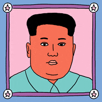 kim jong un trump GIF by Percolate Galactic