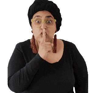 fehmz secret quiet silence quite Sticker