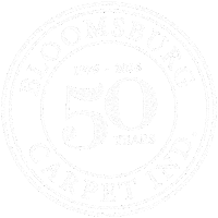 Anniversary Years Sticker by Bloomsburg Carpet