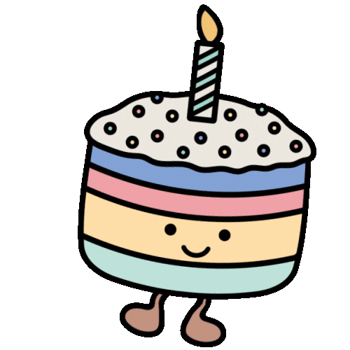Happy Birthday Dancing Sticker by Jellycat