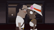 hugs and kisses kissing GIF by South Park 
