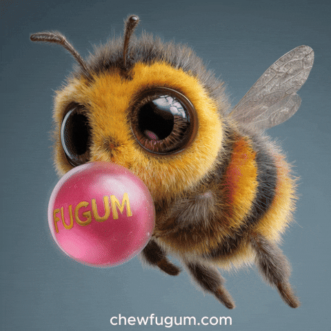 Bee Bubble GIF by Fugum