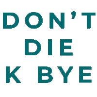 Goodbye Sticker