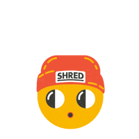 shredfndn kids snowboarding shred windham Sticker