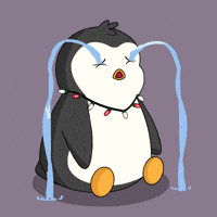 Sad Cry GIF by Pudgy Penguins