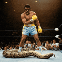 Muhammad Ali Knockout GIF by Jukebox Saints