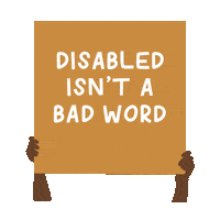 Protest Disability Sticker by This Thing They Call Recovery