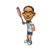 tennis STICKER