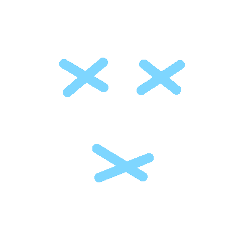 marcosrg giphyupload blue face x Sticker