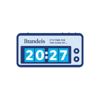 2027 Sticker by Brandeis University