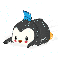 Snow Sliding Sticker by Pudgy Penguins