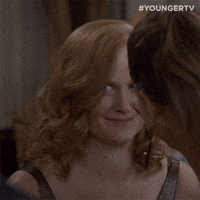 Smirk Secrets GIF by YoungerTV