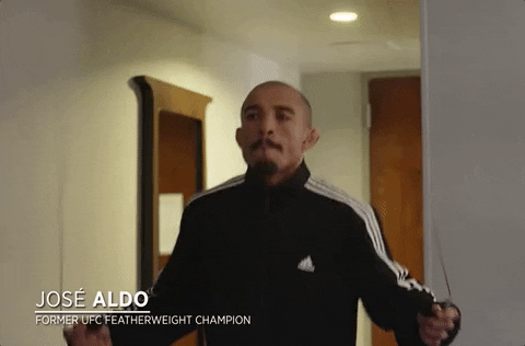 Skipping Jose Aldo GIF by UFC