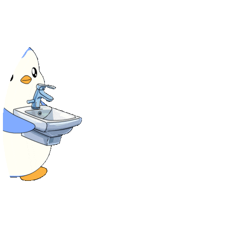 Penguin Wow Sticker by Pudgy Penguins