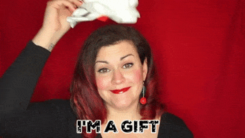 Gift Bow GIF by Christine Gritmon