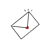 annisaazria love letters letter envelope Sticker