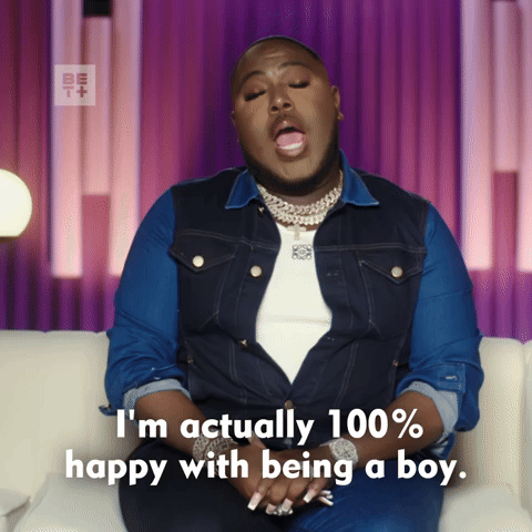 Happy With Being A Boy