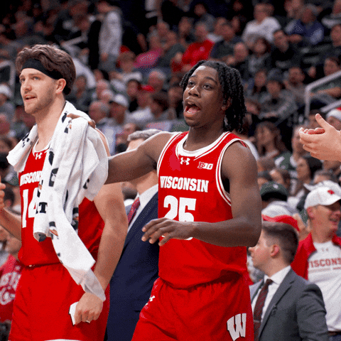 Happy Come On GIF by Wisconsin Badgers