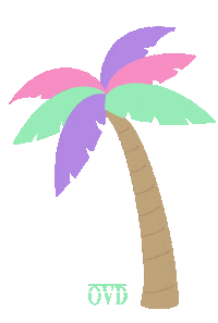 Palm Tree Sticker by OVDswim
