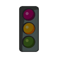 Traffic Light Waiting Sticker