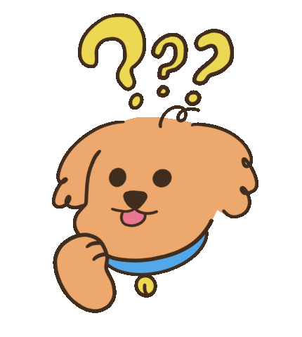 sunandink giphyupload dog confused puppy Sticker