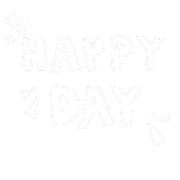 Lenaskosmos happy lettering happy day happy day lettering Sticker