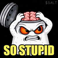 This Is Stupid Brain Dead GIF by THE PEOPLE UPSTAIRS