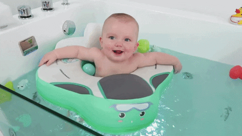 Fun Floating GIF by De Baby Spa Nederland