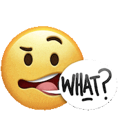 Fun What Sticker by Emojiup