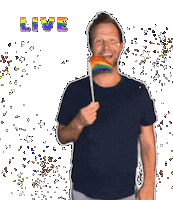 Real Estate Rainbow Sticker by Andrew Jevin - Compass